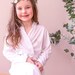 Flower Girl Robe - Personalised Flower Girl Robe - Wedding Dressing ...