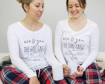 Galentines Day Gift - Galentines Day Pyjamas - Best Friend Gift - Best Friend Matching Gift -  Me and You Pyjamas - Matching Pyjamas