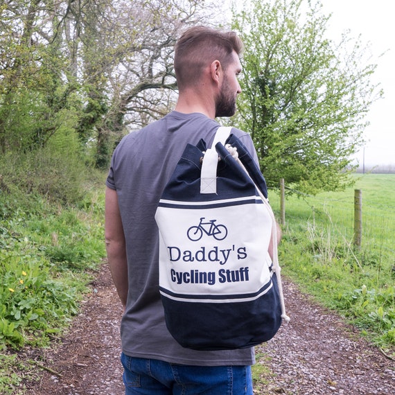 Cycling Bag Cycling Duffel Bag Cycling Duffle Bag Cycling gift Cycling Gift For Men Canvas Duffel Bag Canvas Duffle Bag Duffle Bag