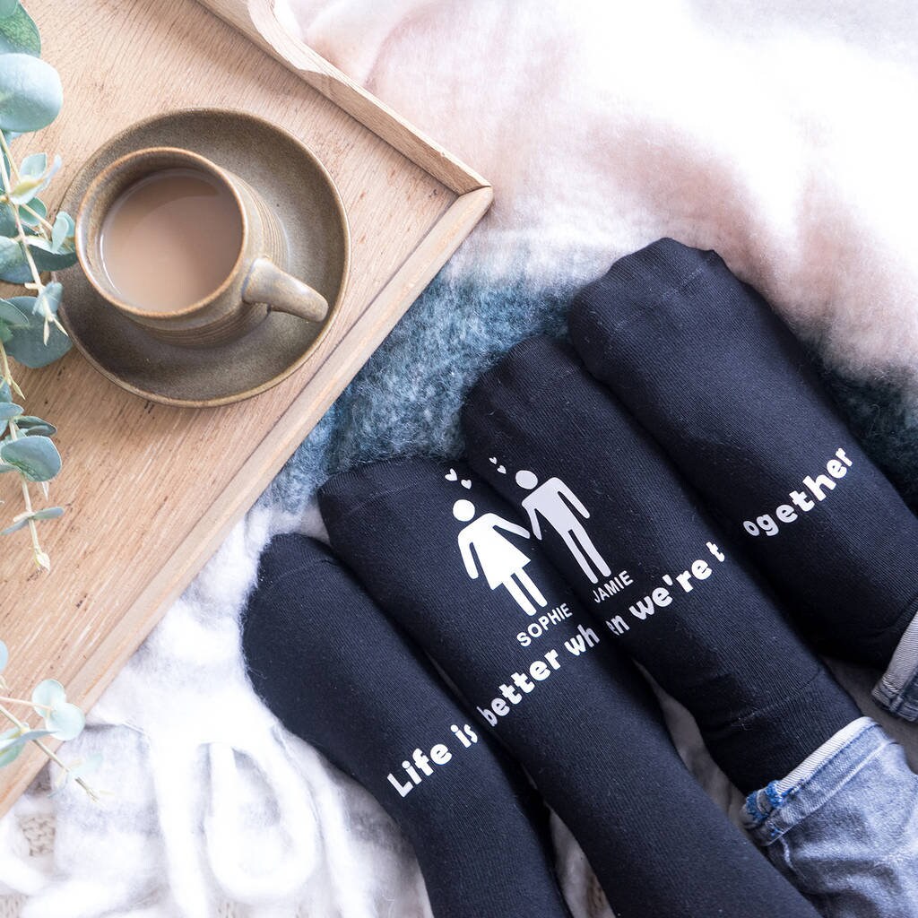 Calcetines personalizados para el novio. ¡Los más molones!