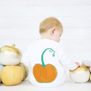 Baby Halloween Costume - Pumpkin Babygrow- Pumpkin Baby Outfit -  Pumpkin Baby - Pumpkin Baby Shower