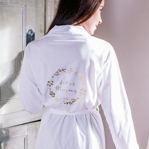 Personalised Robe Personalised Dressing Gown Personalised Etsy
