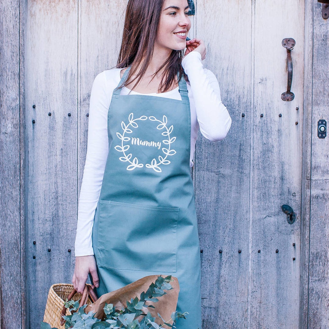 Personalised Garden Apron Garden Gifts Gardening Apron Mothers Day