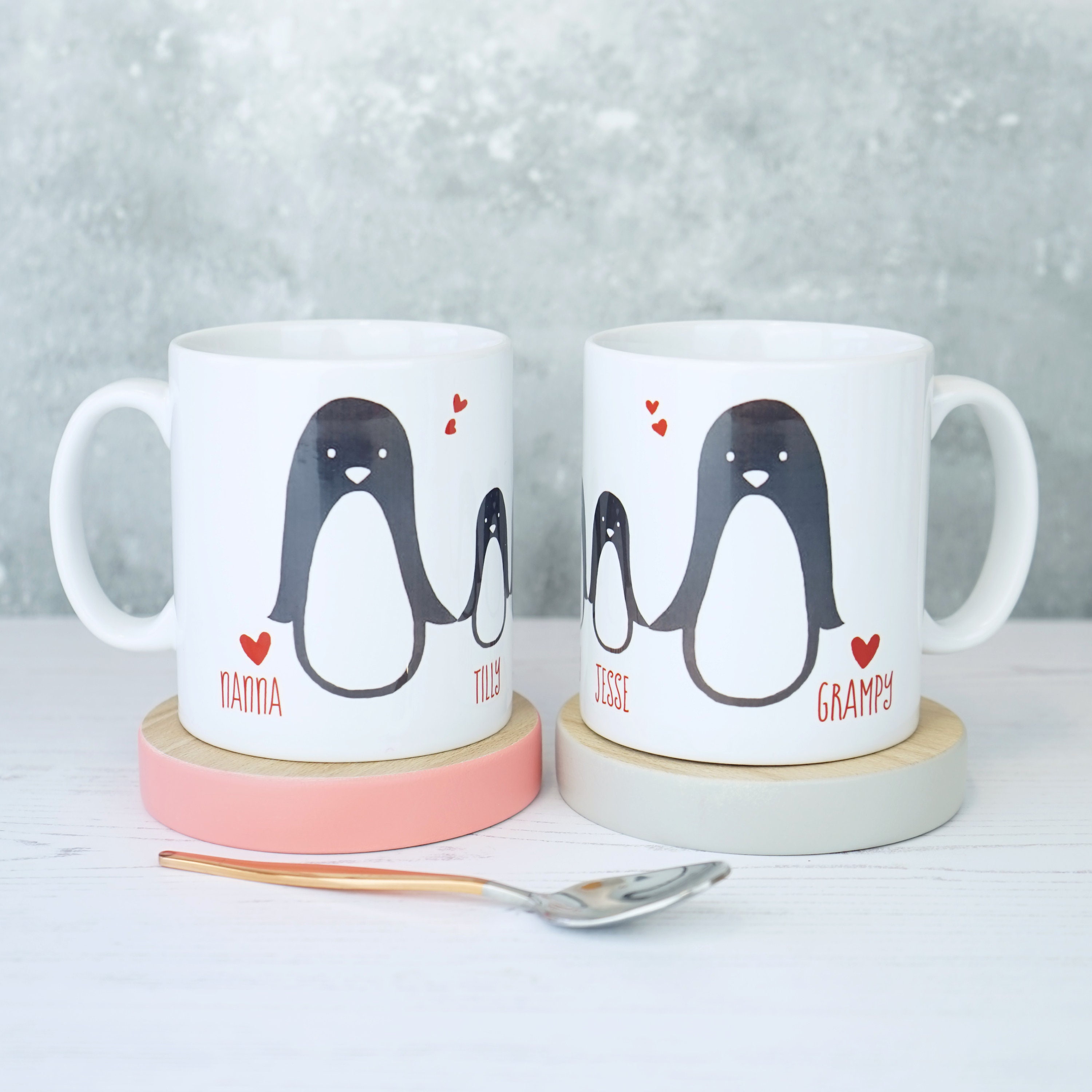 Kaffeetasse Tasse Pinguin Familie Vieles befindet sich in der dieser  Traumblase