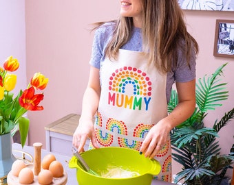 Fruit rainbow apron - Mummy Apron - Apron Sale - Clearance