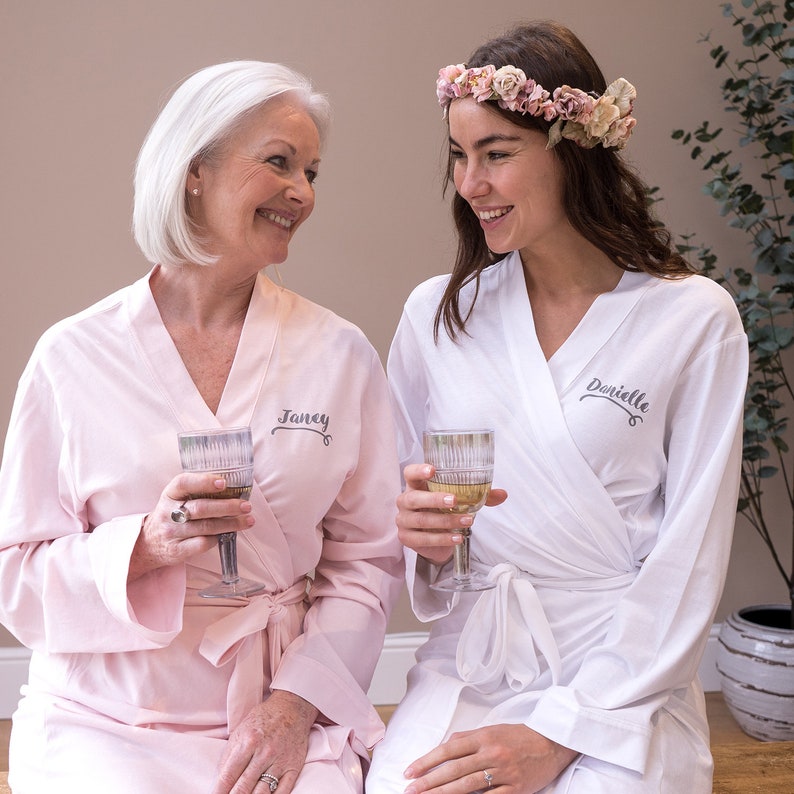 Personalised Women's Dressing Gown Personalised Etsy