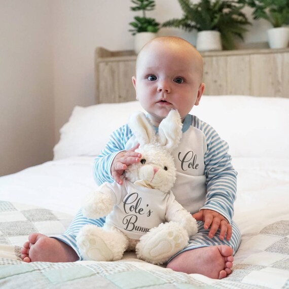 personalised baby pyjamas