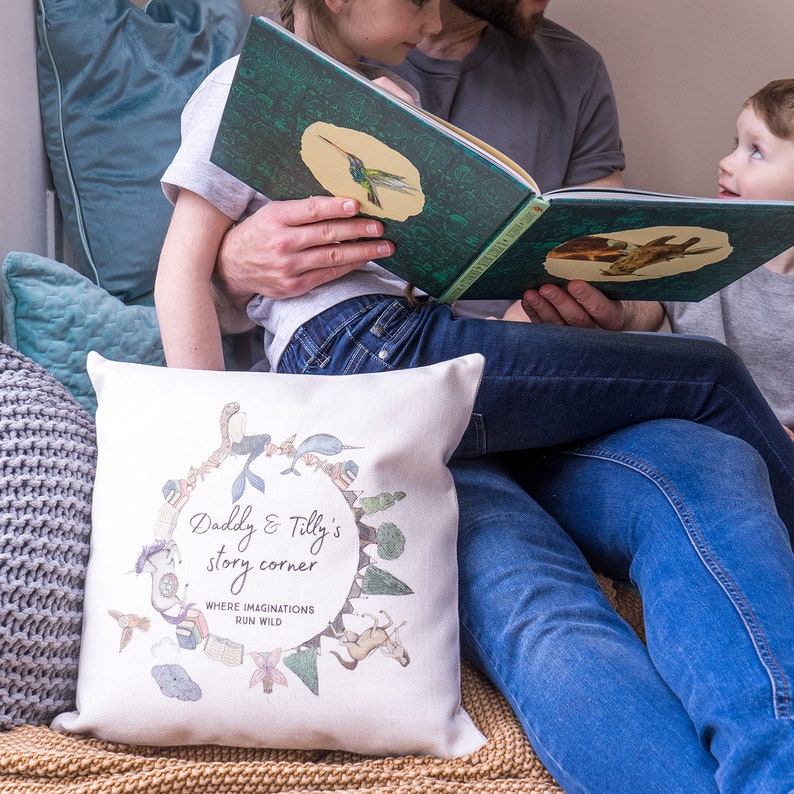 Reading Corner Cushion Book Nook Cushion Children's Etsy