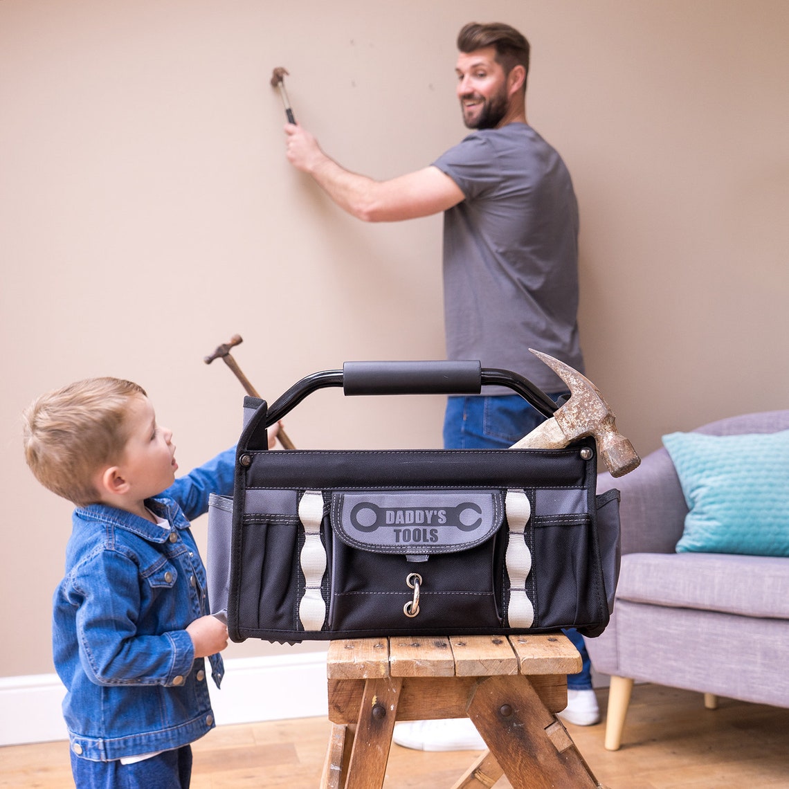 Tool Bag Personalised Tool Bag DIY Dad Gift DIY Gift Etsy