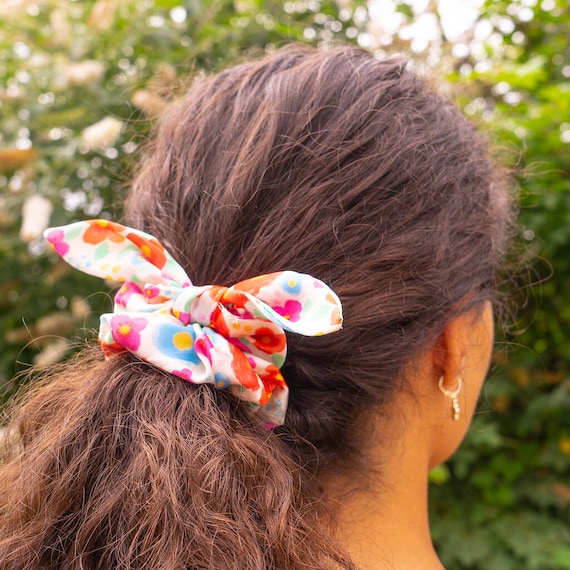 etiquette Te Mentaliteit Bloemen Haar Accessoires Zijde Haar Scrunchie Haar - Etsy België