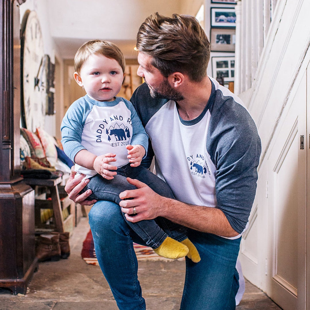 Baby Matching Dad And Me Outfits Dad And Son Matching Shirts First