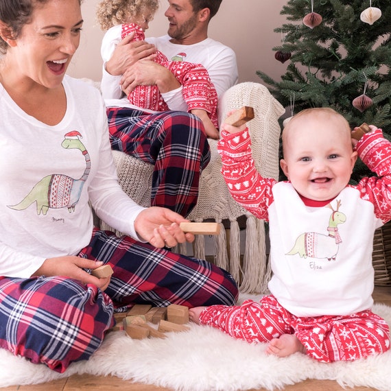 personalised family pjs
