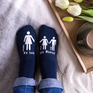Mummy and Me Socks - Mommy Socks - Socks for Mom - Gifts From Kids  - Mother&#39;s Day Socks - Personalised Mother&#39;s Day Gift - Mummy Gifts