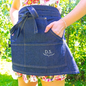 Personalised Garden Apron - Embroidered Denim Apron - Personalized Gardening Apron - Custom Apron - Monogram Apron - Monogram Gifts