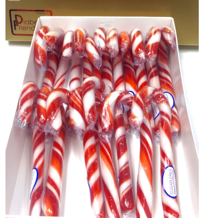 Sugar Free Traditional 5 Inch Peppermint Candy Canes Etsy Canada