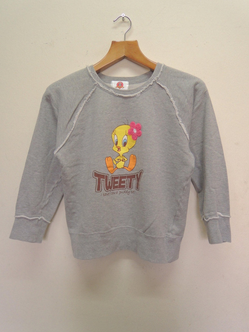 yellow tweety bird sweatshirt
