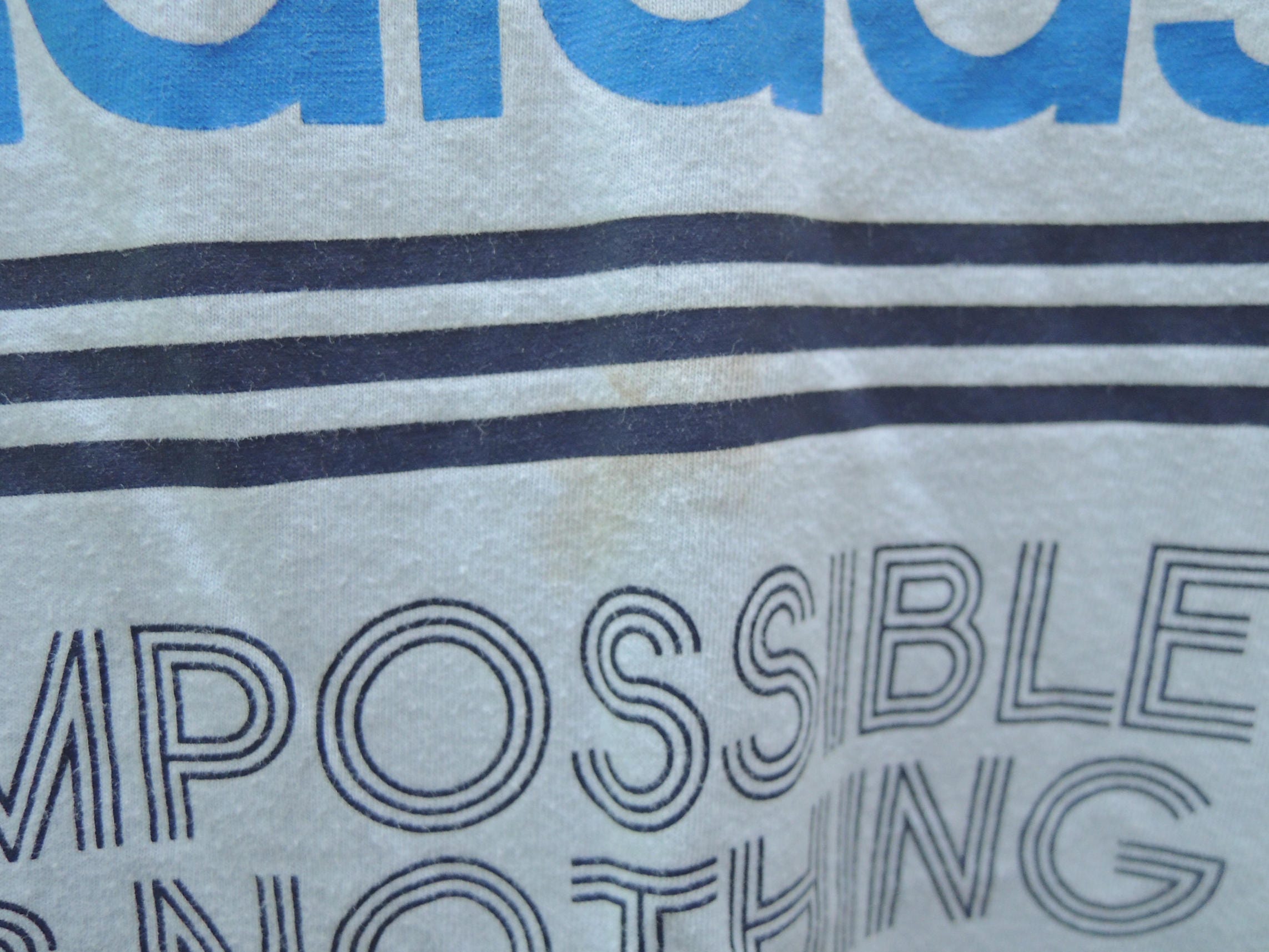 Vintage Adidas Impossible is Nothing 