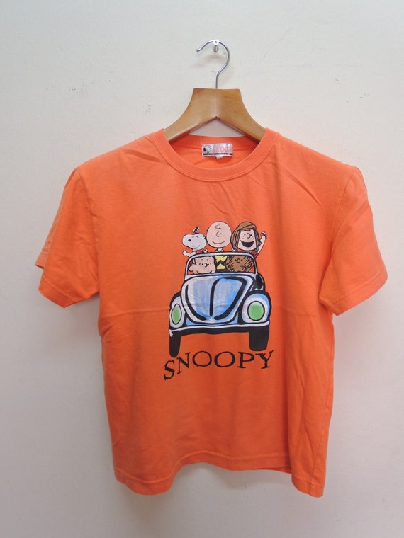 Vintage 90's Snoopy By Peanuts Cartoon T Shirt Top Tee | Etsy