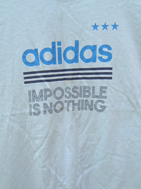 adidas impossible is nothing t shirt