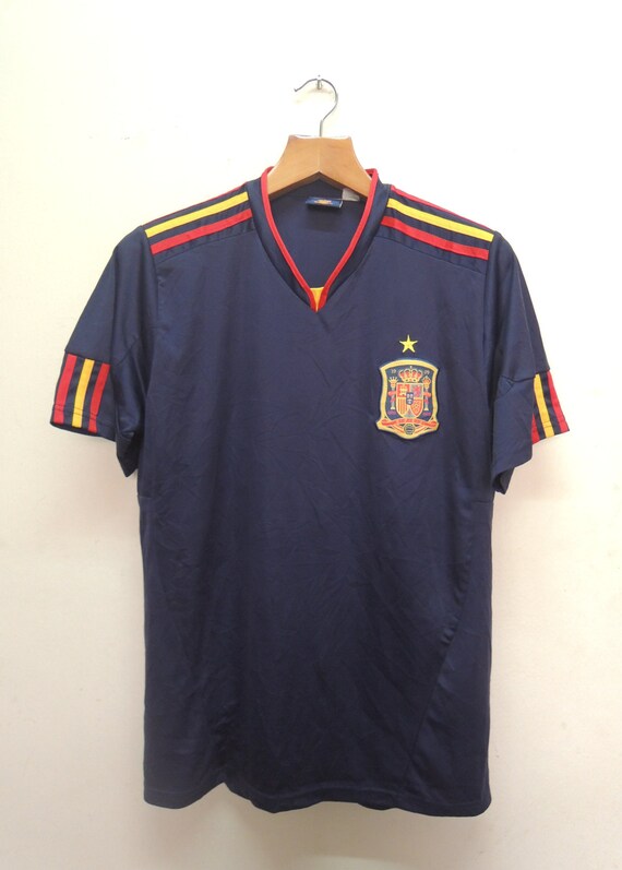 Vintage Spain Football Jersey World Cup Sport Shir