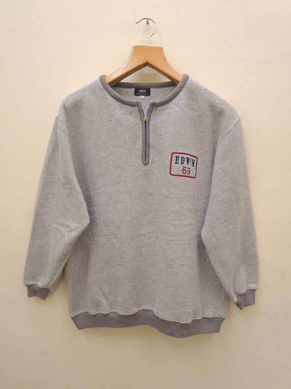 edwin logo sweater