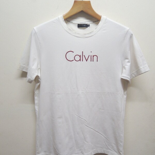 Vintage 90's Calvin Klein Jeans T Shirt Street Wear Swag Top Tee Urban Fashion Size XL