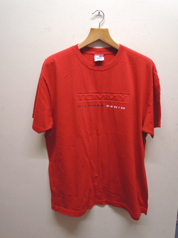 tommy jeans big logo t shirt