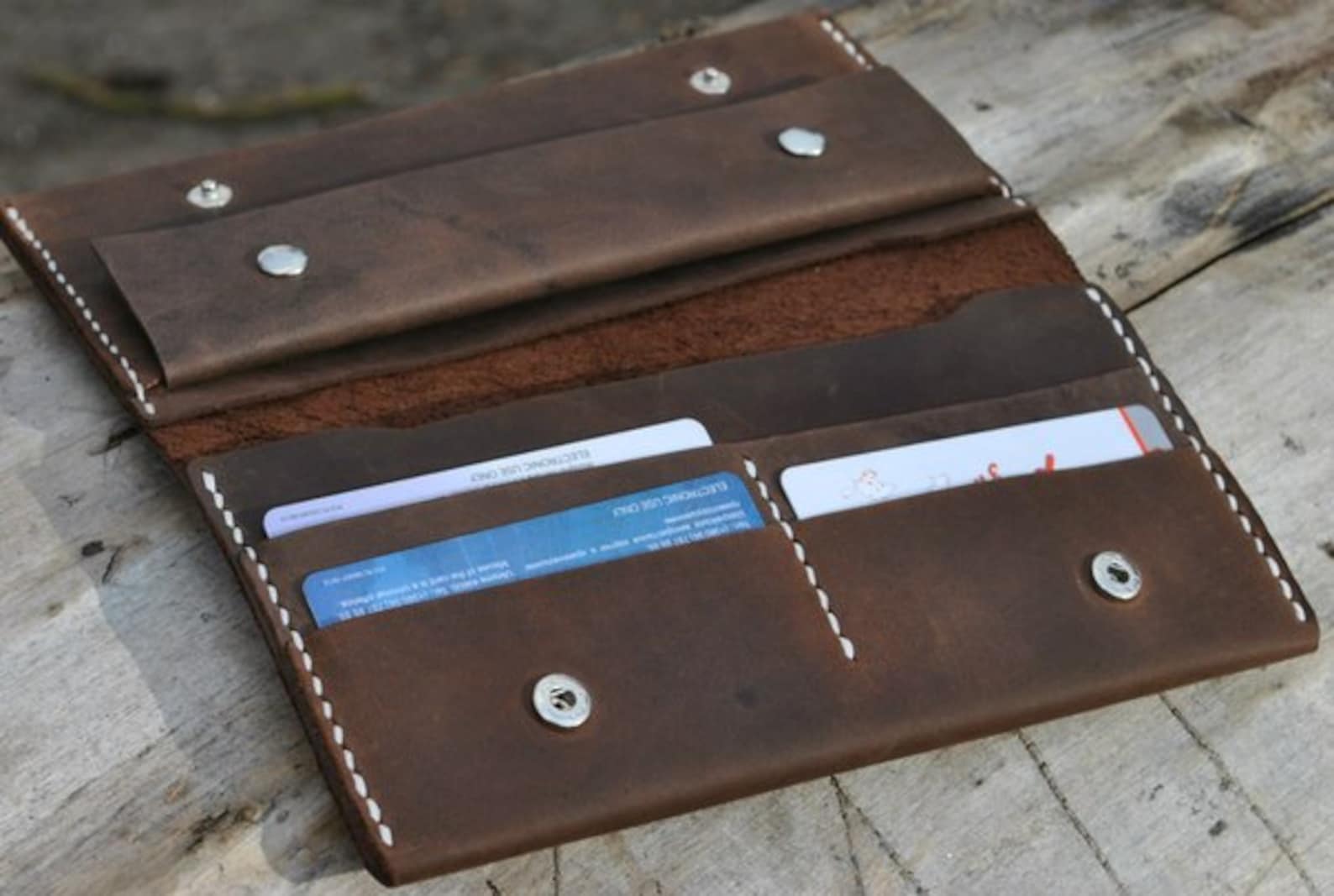 Leather Purse leather wallet handmade Leather Wallet men Etsy