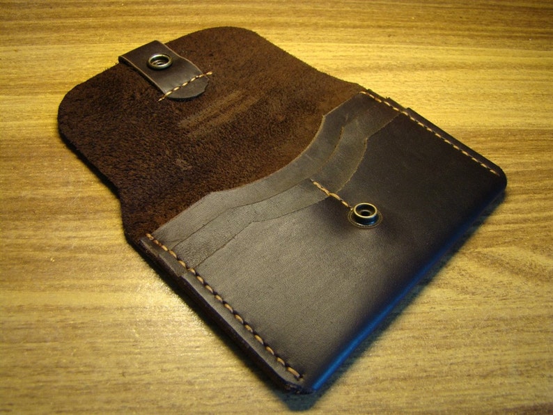 Handmade Leather Folder for Documents Vintage Leather Case Etsy