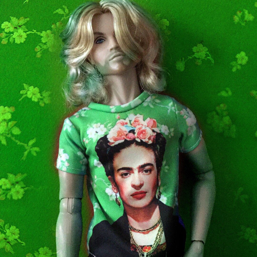 Frida T-shirt for Fashion Royalty,ken and 1/6 Action Figure - Etsy