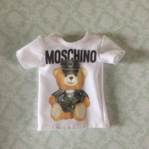 miniature of Moschino t-shirt White Bear for Fashion Royalty,Ken image 3