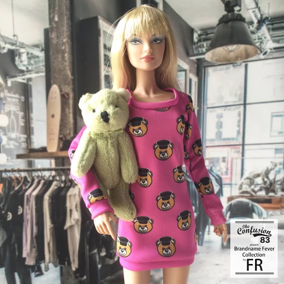 Mini Dress Inspried by Moschinofor Barbie Fashion Royalty FR2 