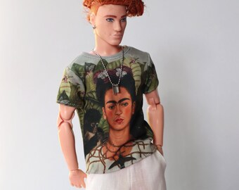 Miniature of T-shirt + pants (Frida) for Fashion Royalty,Ken