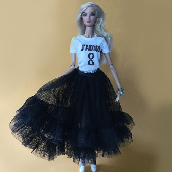 Set di vestiti per bambola per Barbie Fashion Royalty FR2 e un