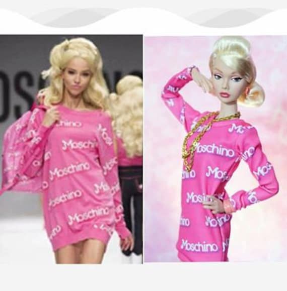 Mini Dress Insprie by Moschinofor Barbie Fashion Royalty FR2 