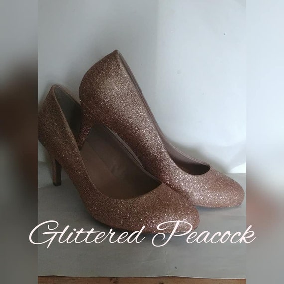 rose gold shoes size 7
