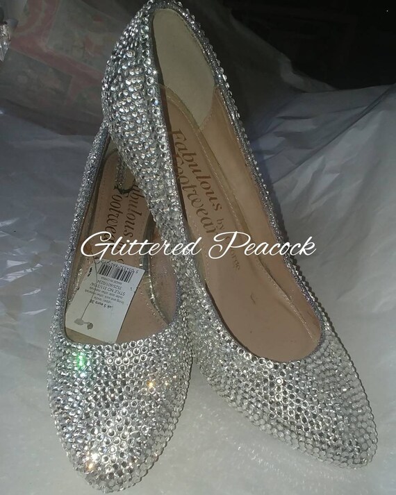 clear glass shoes