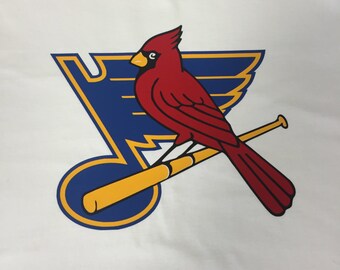 blues and cardinals shirt