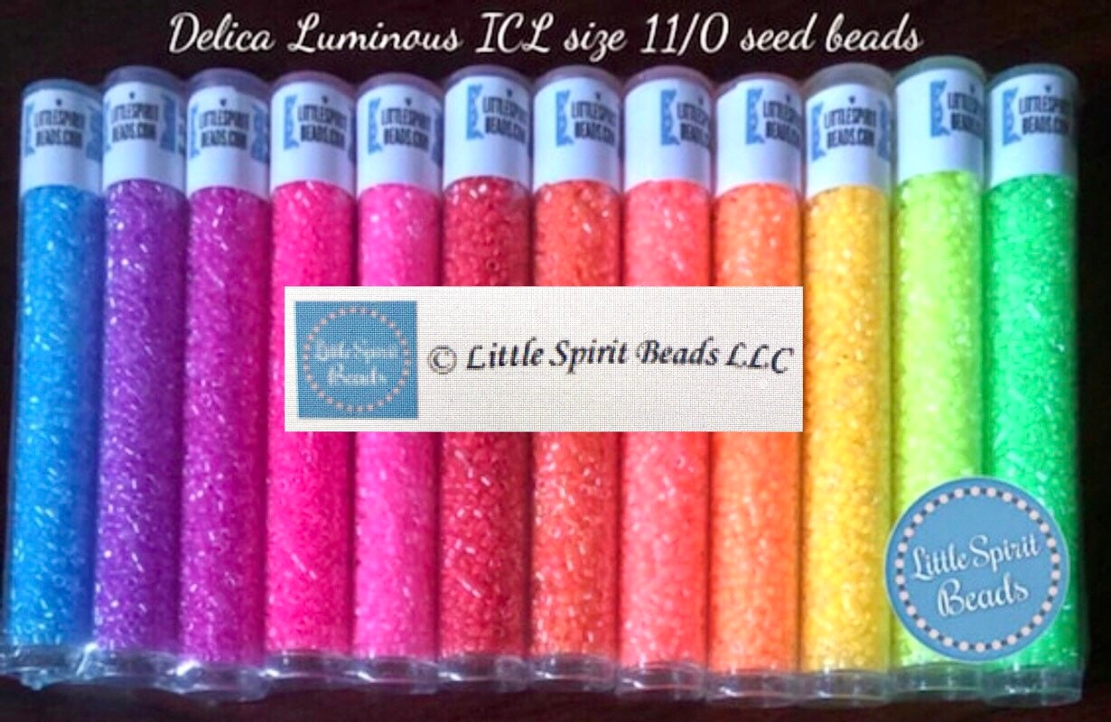 Bugle beads, Little spirit beads.