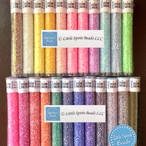 DELICA Crystal ICL Ceylon size 11/0 seed beads. (23) Colors package/set.