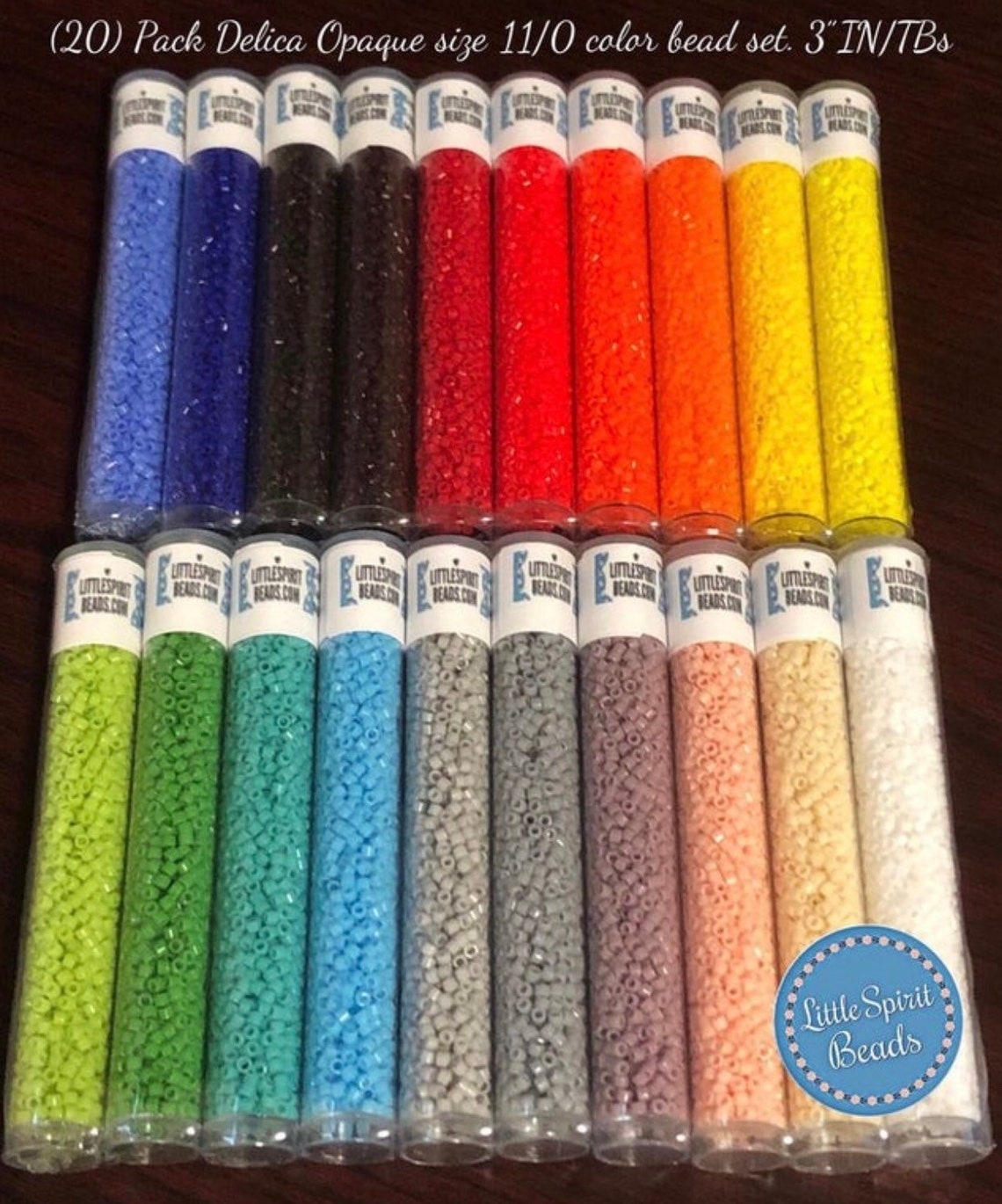 DELICA Opaque seed beads size 11/0. 20 colors. Etsy