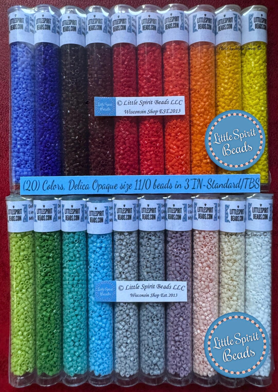 DELICA Opaque Size 11/0 Beads. (20)colors/set, Apx 7.2 Gm-ea./tb - Etsy