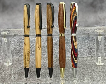 Handmade Small Wooden Pens, Unique Acrylic Pens, Turned Pens, Gifts for Him, Gifts for Her, Gifts for Professionals, Business Gift
