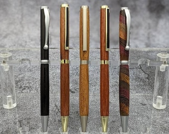 Handmade Small Wooden Pens, Unique Acrylic Pens, Turned Pens, Gifts for Him, Gifts for Her, Gifts for Professionals, Business Gift