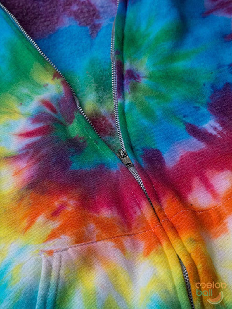 Custom Tie Dye Zipup Hoodie, Tie Dye Zip up Hoodie, Handmade Tie Dye