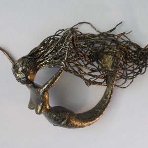 Gold and Black Mermaid