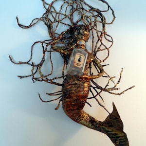 Gold Mermaid with Tears