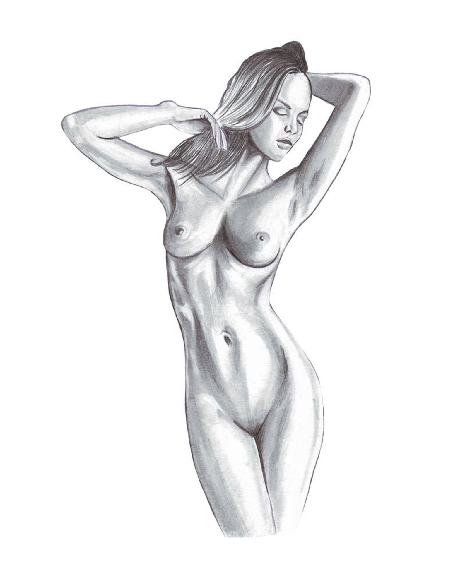 Young Nude Girls Drawings