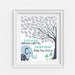 Baby cross stitch Elephant Birth Sampler Birth Announcements cross stitch pattern Modern baby shower gift Nursery decor Counted cross stitch