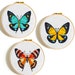 Butterfly cross stitch pattern Watercolor Insect cross stitch PDF Modern cross stitch Animals xstitch set Counted Easy cross stitch chart